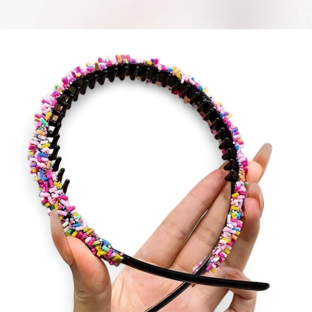 Colorful Sprinkle Headband | Playful Confetti Style Hair Accessory‎